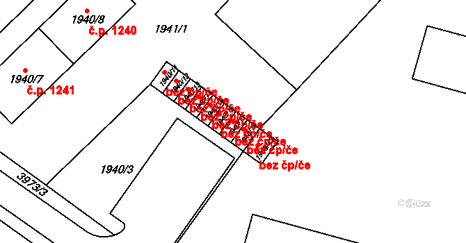 Nová Paka 39807347 na parcele st. 1940/17 v KÚ Nová Paka, Katastrální mapa