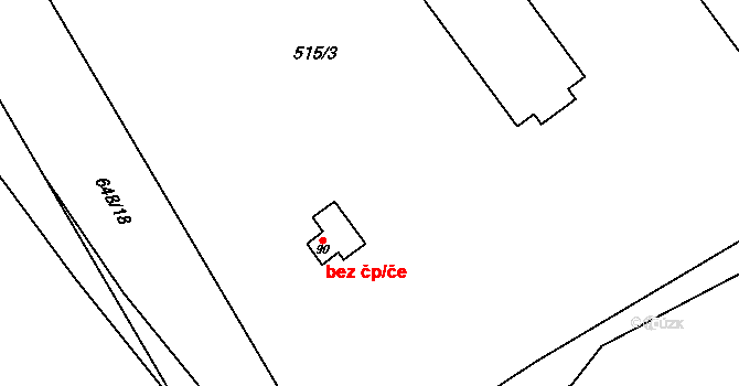 Neustupov 45361347 na parcele st. 90 v KÚ Broumovice, Katastrální mapa