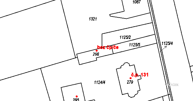 Litohoř 51056348 na parcele st. 296 v KÚ Litohoř, Katastrální mapa