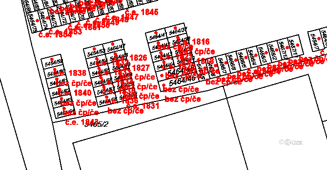Česká Lípa 42253349 na parcele st. 5464/46 v KÚ Česká Lípa, Katastrální mapa