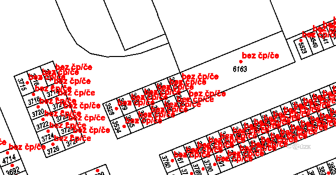 Kroměříž 44996349 na parcele st. 3532 v KÚ Kroměříž, Katastrální mapa