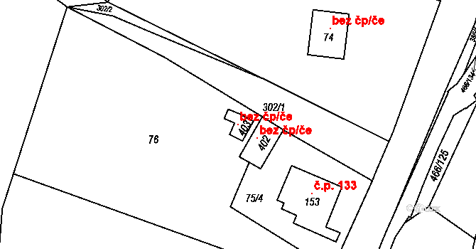 Perštejn 97404349 na parcele st. 403 v KÚ Perštejn, Katastrální mapa