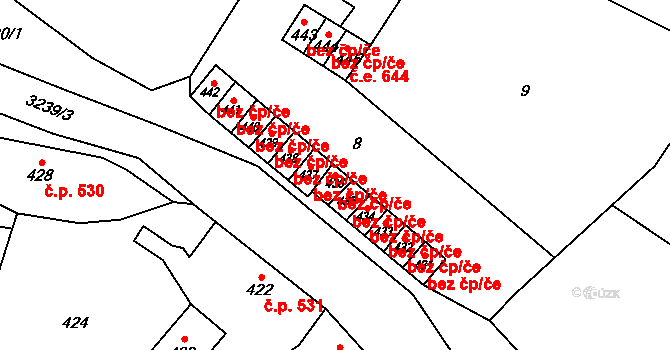 Vítkov 43806350 na parcele st. 436 v KÚ Vítkov, Katastrální mapa