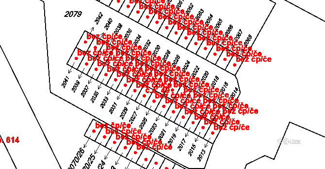 Krnov 45617350 na parcele st. 2026 v KÚ Krnov-Horní Předměstí, Katastrální mapa