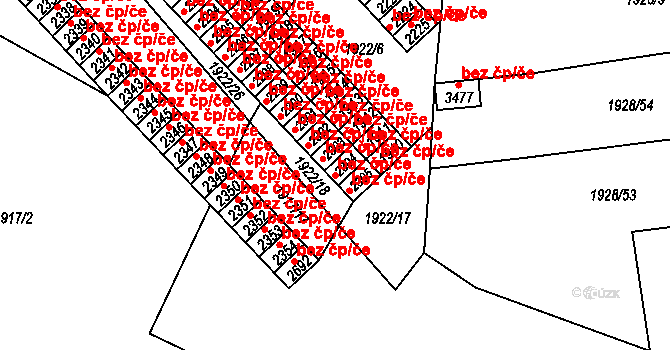 Choceň 45481351 na parcele st. 2304 v KÚ Choceň, Katastrální mapa