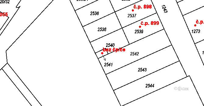 Valtice 47020351 na parcele st. 2541 v KÚ Valtice, Katastrální mapa