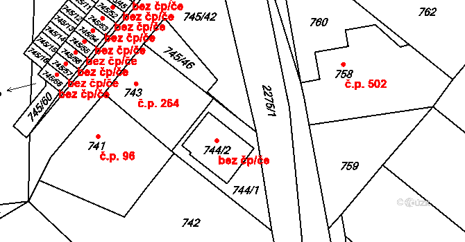 Suchdol nad Lužnicí 681, Katastrální mapa