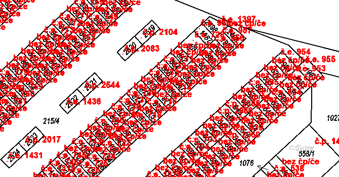 Sezimovo Ústí 713, Katastrální mapa