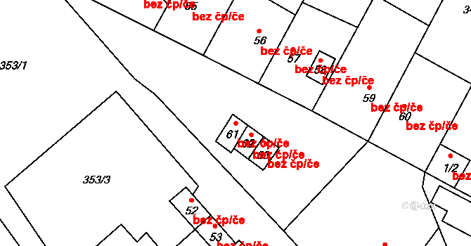 Pšov 39709353 na parcele st. 61 v KÚ Kobylé, Katastrální mapa
