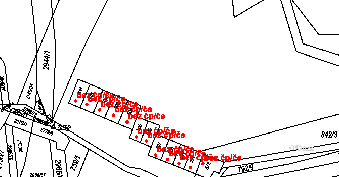 Vrchlabí 42196353 na parcele st. 507 v KÚ Hořejší Vrchlabí, Katastrální mapa