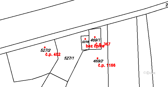 Lipník nad Bečvou 43828353 na parcele st. 527/5 v KÚ Lipník nad Bečvou, Katastrální mapa