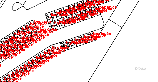Bystřice pod Hostýnem 49360353 na parcele st. 3604 v KÚ Bystřice pod Hostýnem, Katastrální mapa
