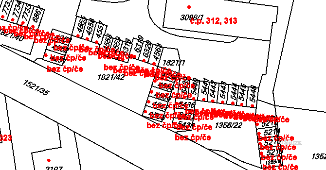 Třebíč 44137354 na parcele st. 4565 v KÚ Třebíč, Katastrální mapa