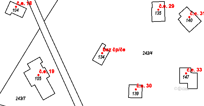 Velenov 27, Katastrální mapa