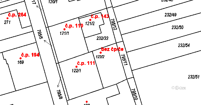 Kotvrdovice 39813355 na parcele st. 122/2 v KÚ Kotvrdovice, Katastrální mapa