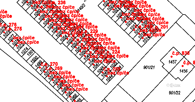 Pacov 42997356 na parcele st. 1028 v KÚ Pacov, Katastrální mapa
