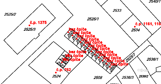 Ústí nad Labem 38869357 na parcele st. 2517 v KÚ Střekov, Katastrální mapa