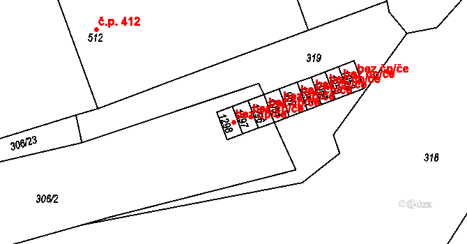 Hostinné 38991357 na parcele st. 1298 v KÚ Hostinné, Katastrální mapa