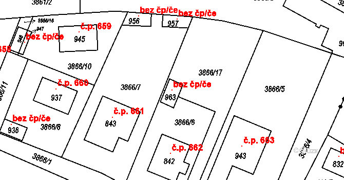 Lenešice 107322358 na parcele st. 963 v KÚ Lenešice, Katastrální mapa
