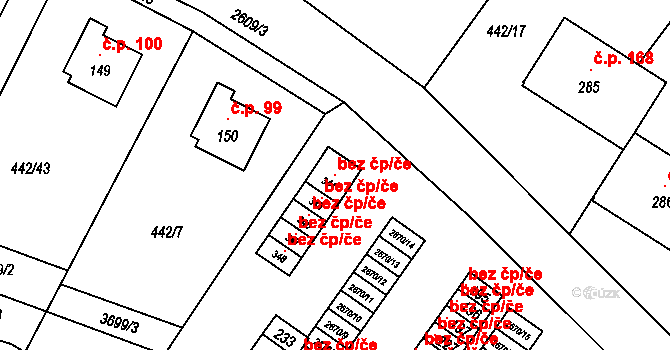 Český Rudolec 103928359 na parcele st. 344 v KÚ Český Rudolec, Katastrální mapa