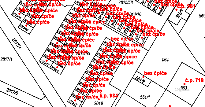 Týniště nad Orlicí 38510359 na parcele st. 2015/35 v KÚ Týniště nad Orlicí, Katastrální mapa