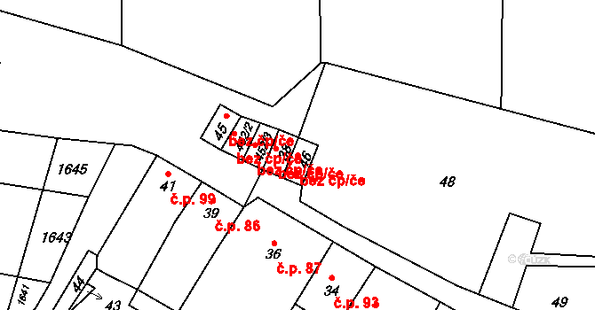 Seloutky 41182359 na parcele st. 46 v KÚ Seloutky, Katastrální mapa
