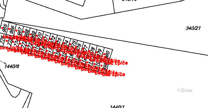 Žacléř 42021359 na parcele st. 980 v KÚ Žacléř, Katastrální mapa