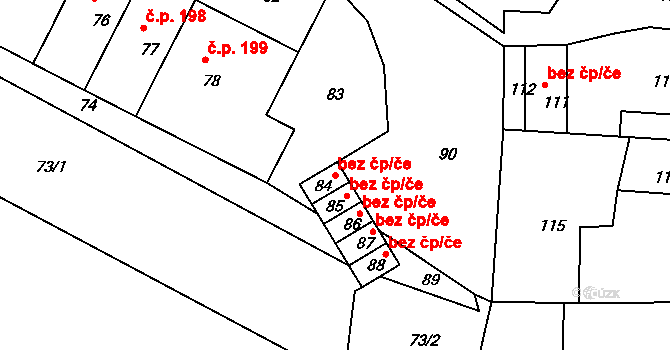 Mimoň 47891360 na parcele st. 84 v KÚ Mimoň, Katastrální mapa