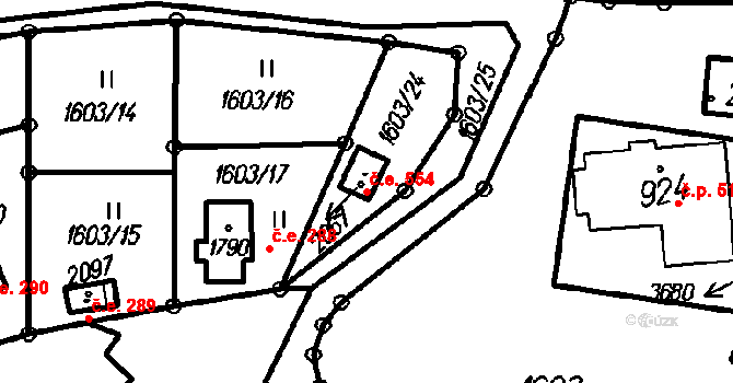 Čeladná 40310361 na parcele st. 2067 v KÚ Čeladná, Katastrální mapa