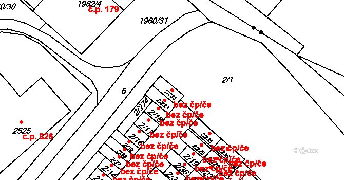 Třinec 42028361 na parcele st. 2/234 v KÚ Třinec, Katastrální mapa
