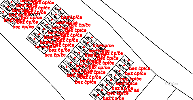 Svatava 43322361 na parcele st. 387/60 v KÚ Svatava, Katastrální mapa