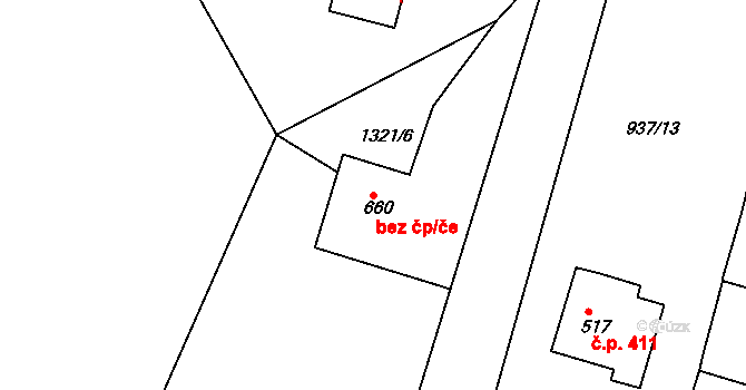 Hejnice 44259361 na parcele st. 660 v KÚ Hejnice, Katastrální mapa