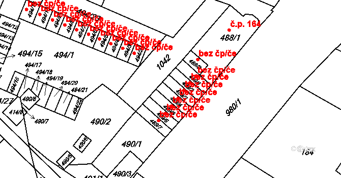Karlovy Vary 45816361 na parcele st. 489/3 v KÚ Rybáře, Katastrální mapa