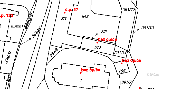 Hluboká nad Vltavou 49192361 na parcele st. 212 v KÚ Purkarec, Katastrální mapa