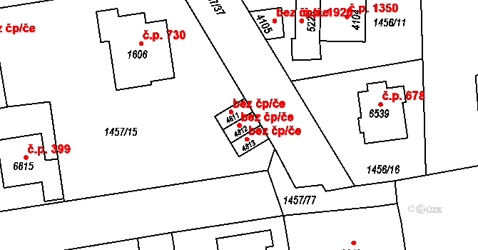 Beroun 50108361 na parcele st. 4812 v KÚ Beroun, Katastrální mapa