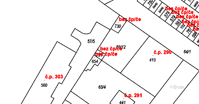 Čížkovice 120809362 na parcele st. 731 v KÚ Čížkovice, Katastrální mapa