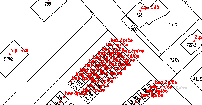 Vysoké Mýto 45526362 na parcele st. 819/9 v KÚ Vysoké Mýto, Katastrální mapa