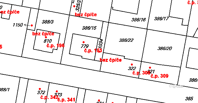 Smiřice 50241362 na parcele st. 1034 v KÚ Smiřice, Katastrální mapa