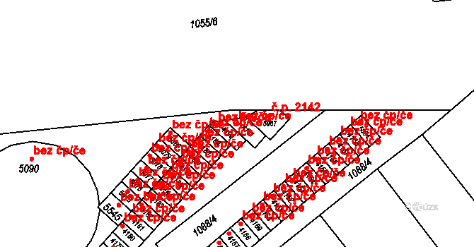 Hranice 42783364 na parcele st. 4191 v KÚ Hranice, Katastrální mapa