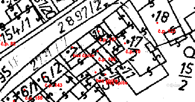 Lukavec 106 na parcele st. 11 v KÚ Lukavec u Pacova, Katastrální mapa