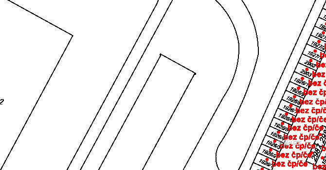 Valdické Předměstí 864,865,866,867,868,, Jičín na parcele st. 2322 v KÚ Jičín, Katastrální mapa