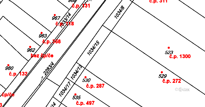 Svatobořice 272, Svatobořice-Mistřín na parcele st. 529 v KÚ Svatobořice, Katastrální mapa