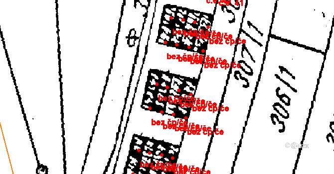 Kostelec na Hané 43642365 na parcele st. 310/26 v KÚ Kostelec na Hané, Katastrální mapa