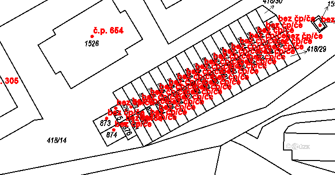 Velešín 44174365 na parcele st. 570/5 v KÚ Velešín, Katastrální mapa