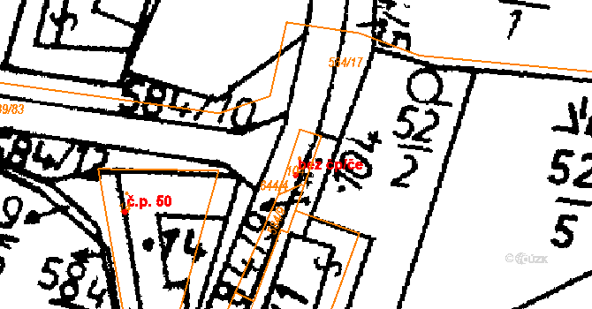 Chelčice 47698365 na parcele st. 104 v KÚ Chelčice, Katastrální mapa