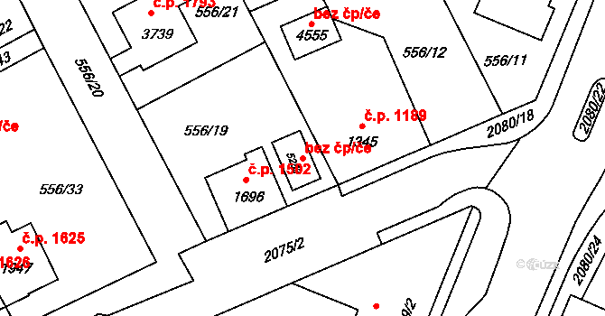 Šumperk 48508365 na parcele st. 5252 v KÚ Šumperk, Katastrální mapa