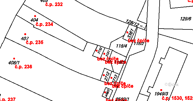 Hořice 39777367 na parcele st. 3132 v KÚ Hořice v Podkrkonoší, Katastrální mapa