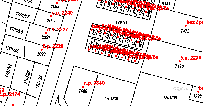 Kroměříž 44978367 na parcele st. 5098 v KÚ Kroměříž, Katastrální mapa