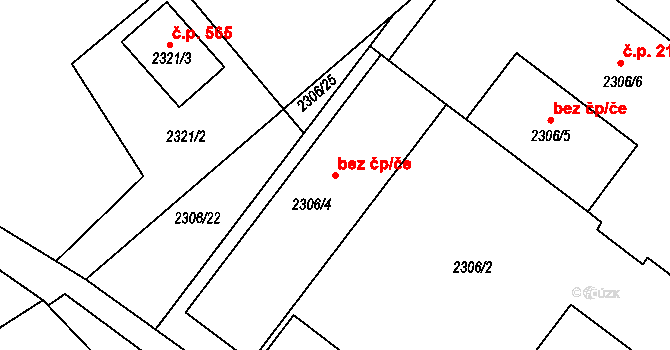 Sviadnov 48774367 na parcele st. 2306/4 v KÚ Sviadnov, Katastrální mapa