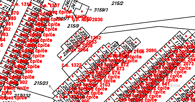 Sezimovo Ústí 882, Katastrální mapa